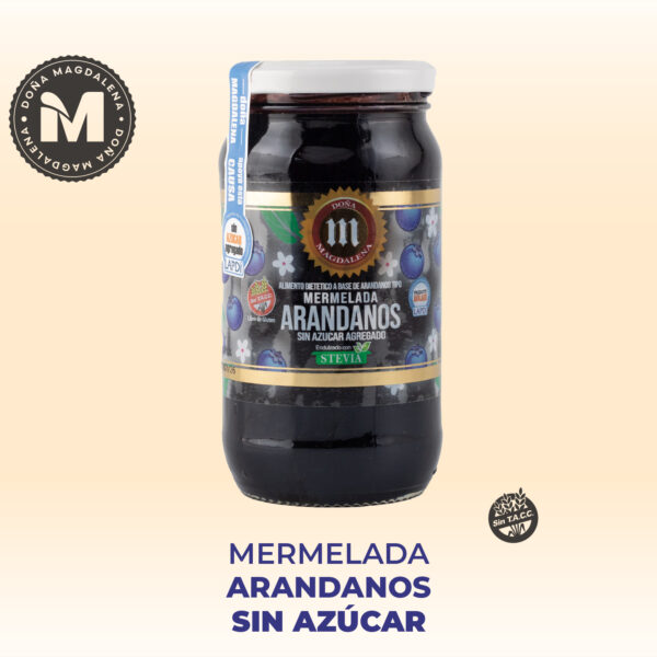 Mermelada Sin Azúcar - Arandanos x360g