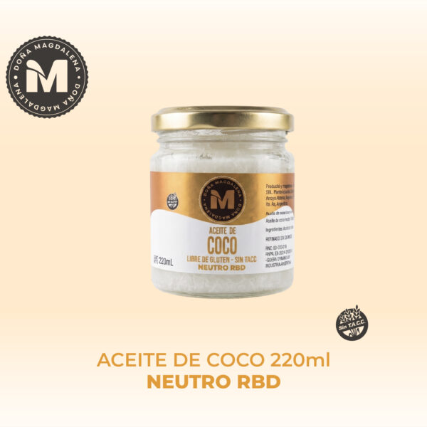Aceite de coco 220 ML